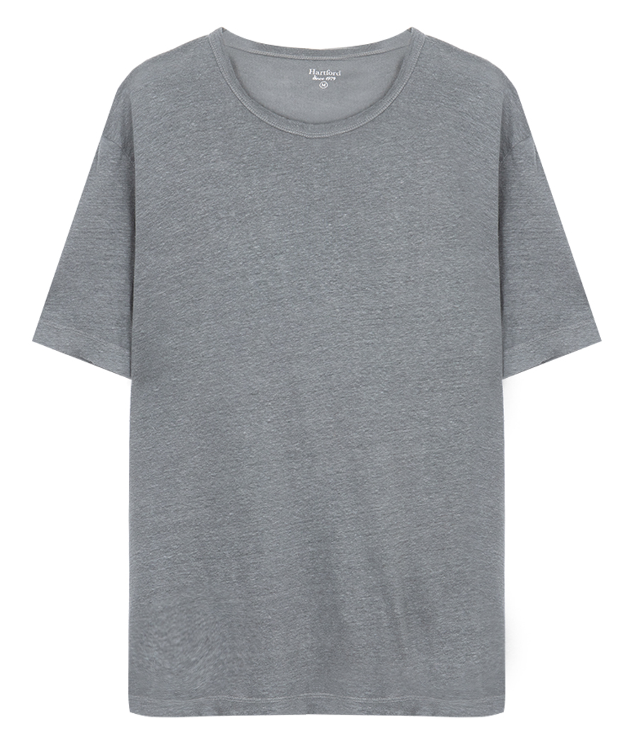 HARTFORD - LINEN CREW SS