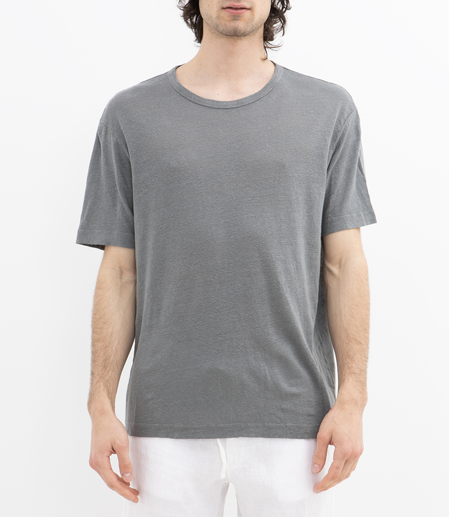 LINEN CREW SS