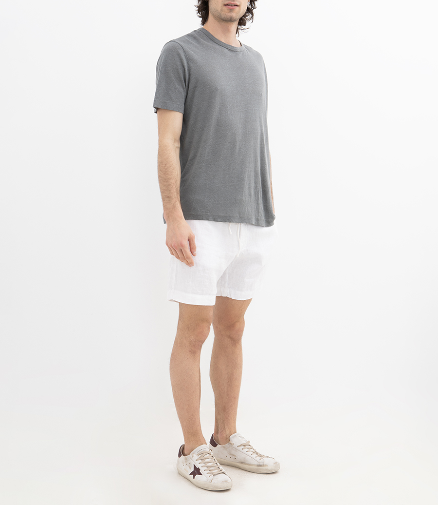 LINEN CREW SS