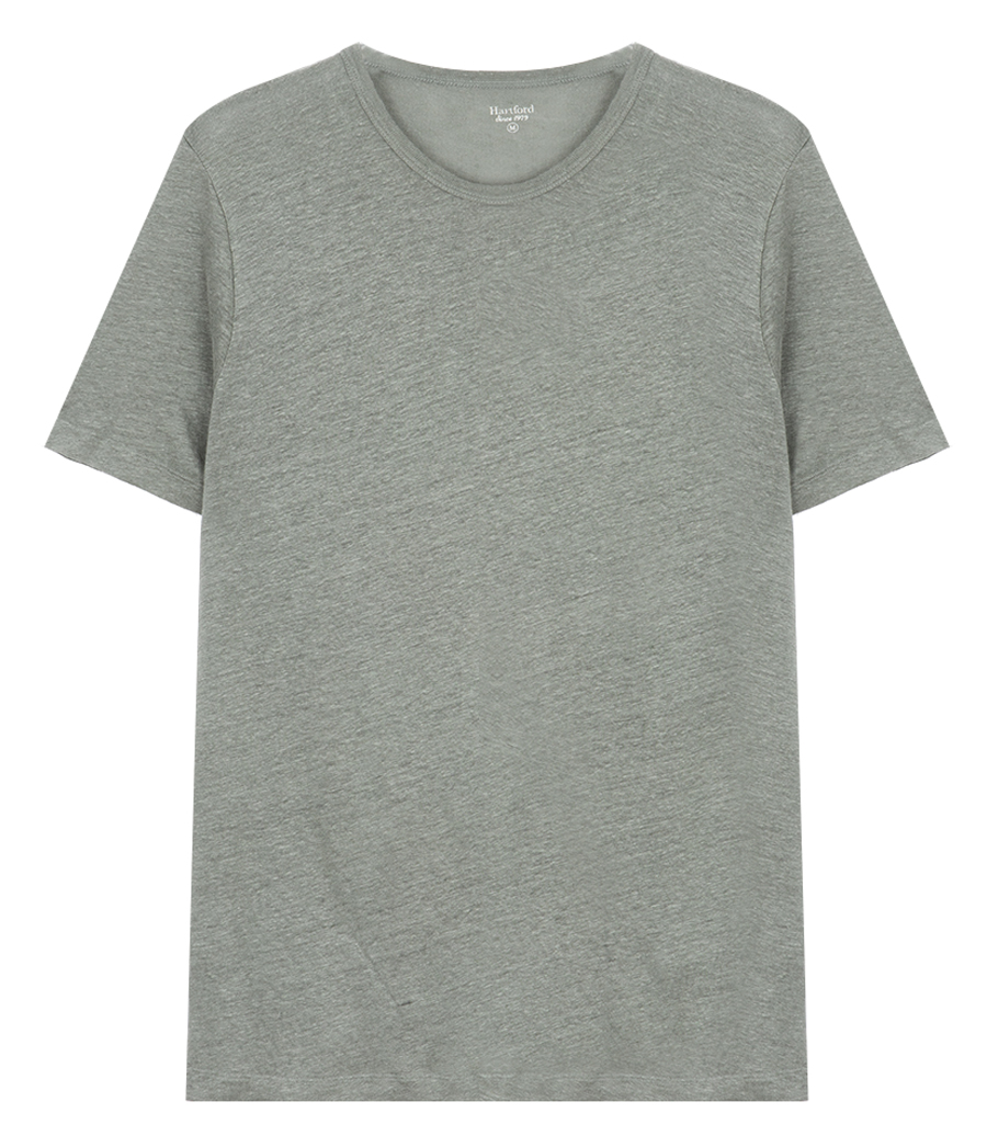 HARTFORD - LINEN CREW SS