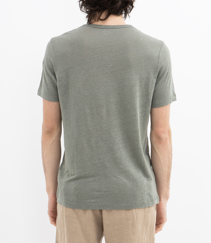 LINEN CREW SS