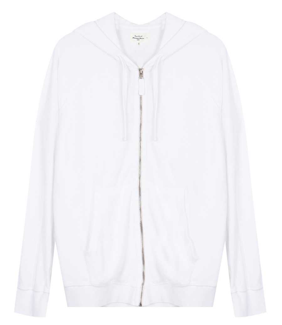 HARTFORD - TOWELLING HOODIE ZIPPER