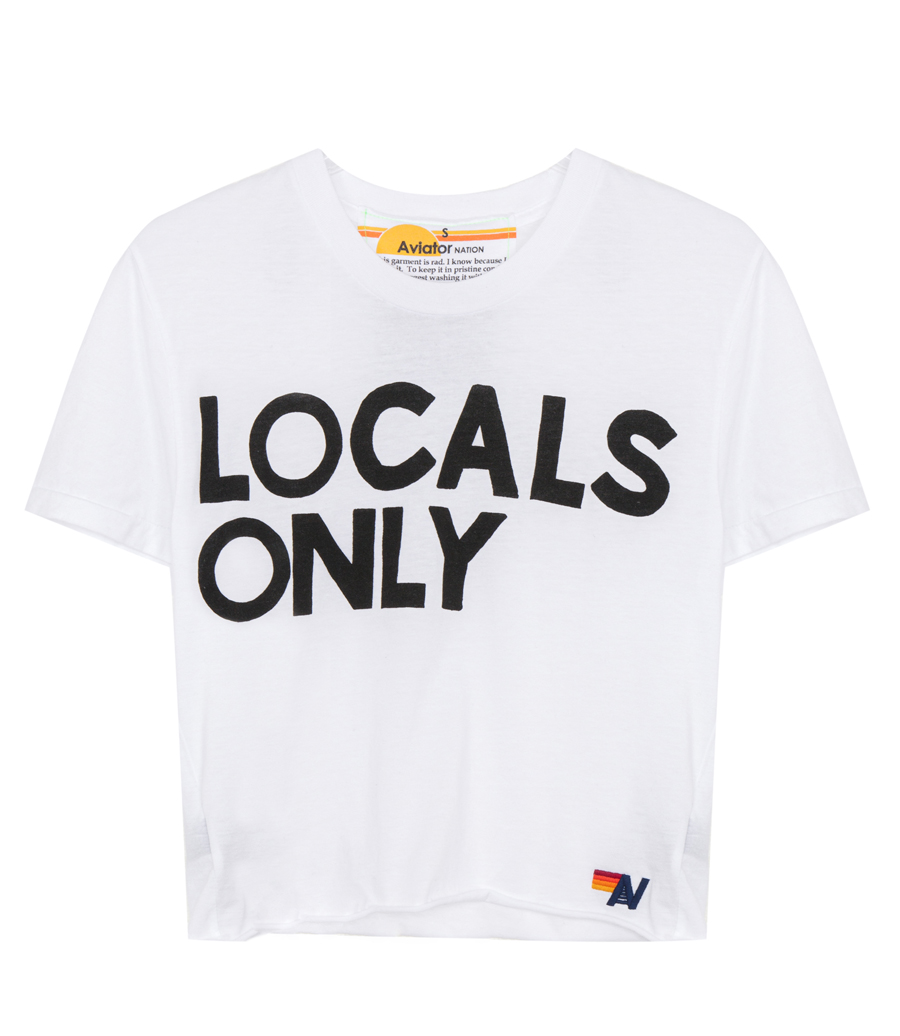 AVIATOR NATION - LOCALS ONLY BOYFRIEND T SHIRT