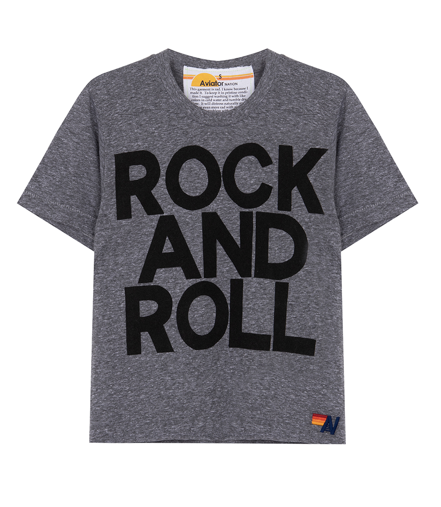 AVIATOR NATION - ROCK N ROLL BOYFRIEND  T SHIRT