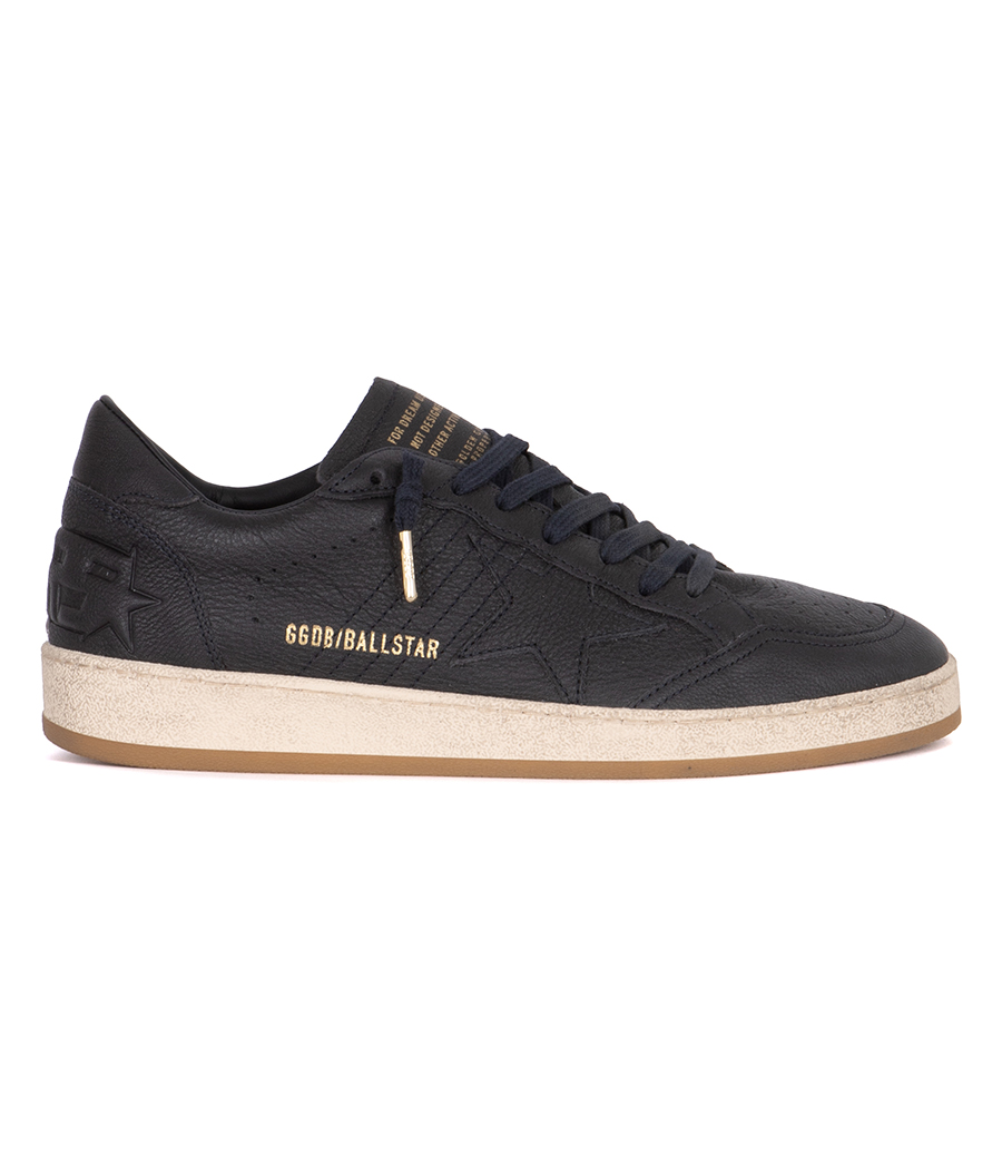 GOLDEN GOOSE  - BLUE LEATHER STAR BALL STAR