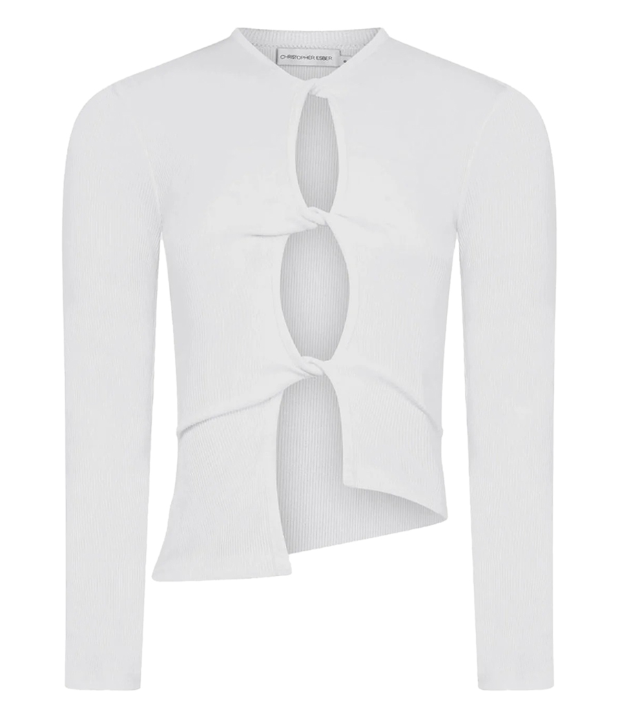 CHRISTOPHER ESBER - OPEN TWIST TEE