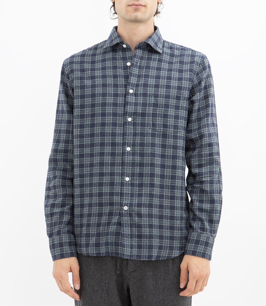 BRUSHED CHECKED PAUL SHIRT