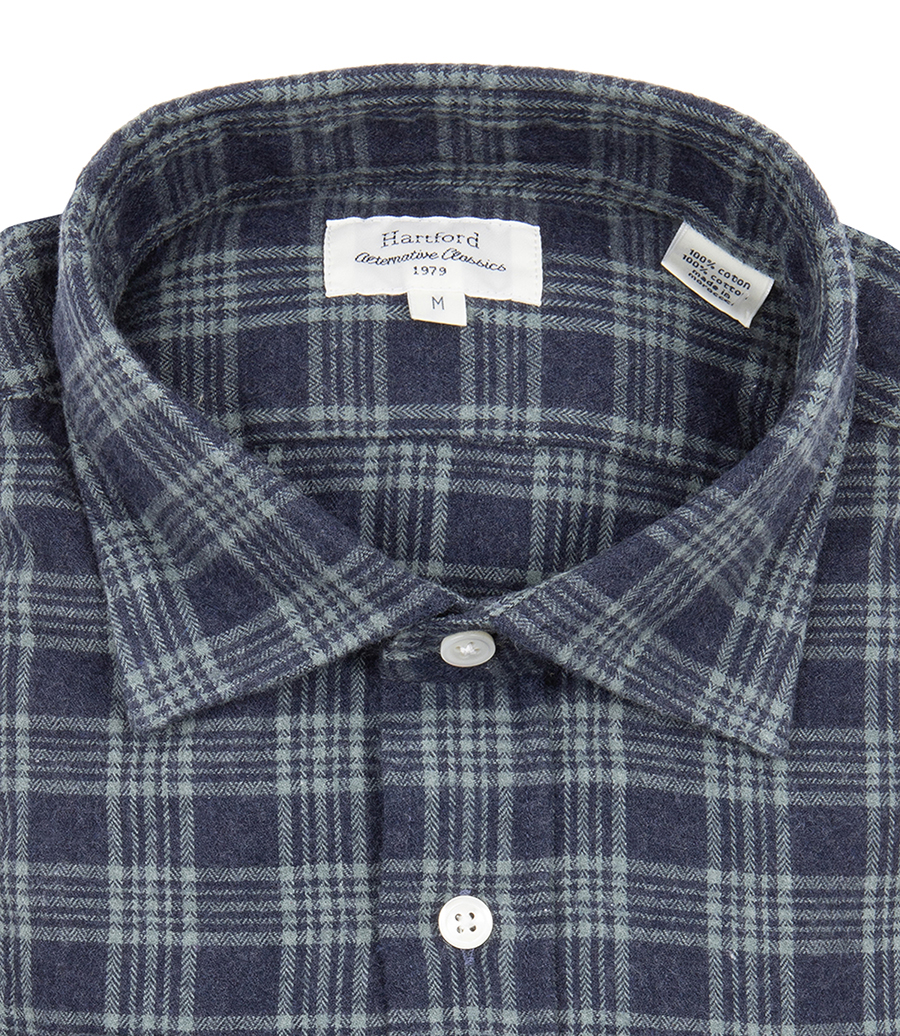 BRUSHED CHECKED PAUL SHIRT