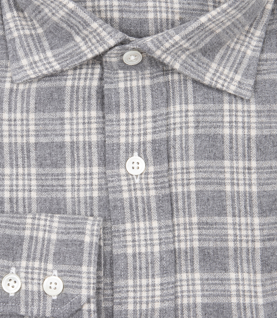 BRUSHED CHECKED PAUL SHIRT