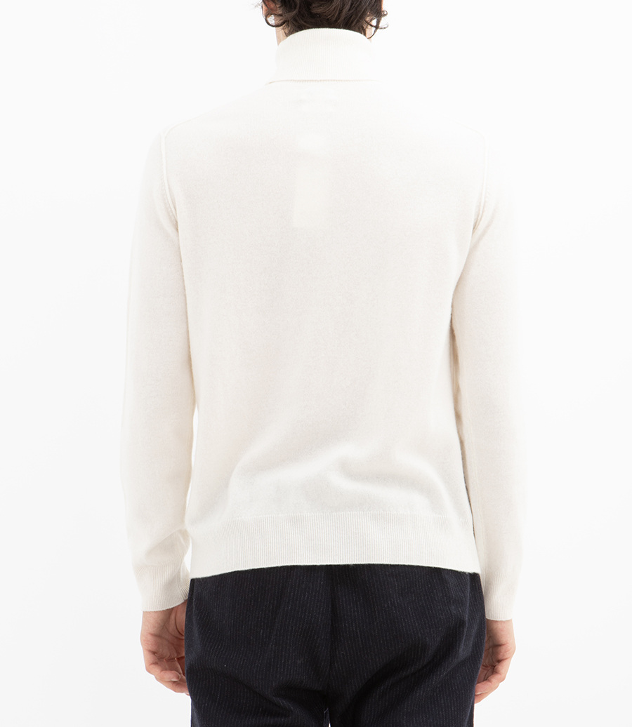 WOOL CASHMERE ROLL NECK