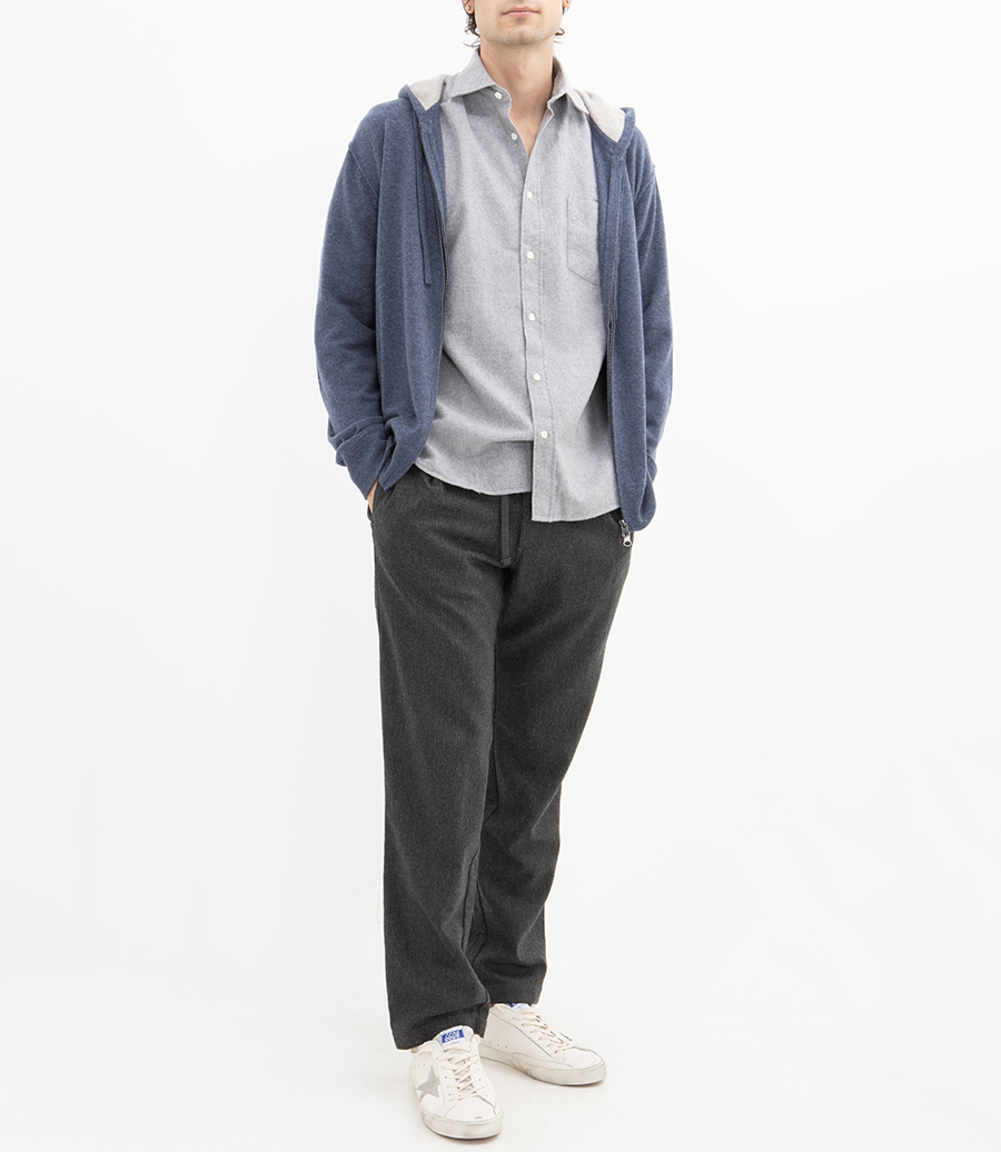 CASHMERE ZIP HOODIE