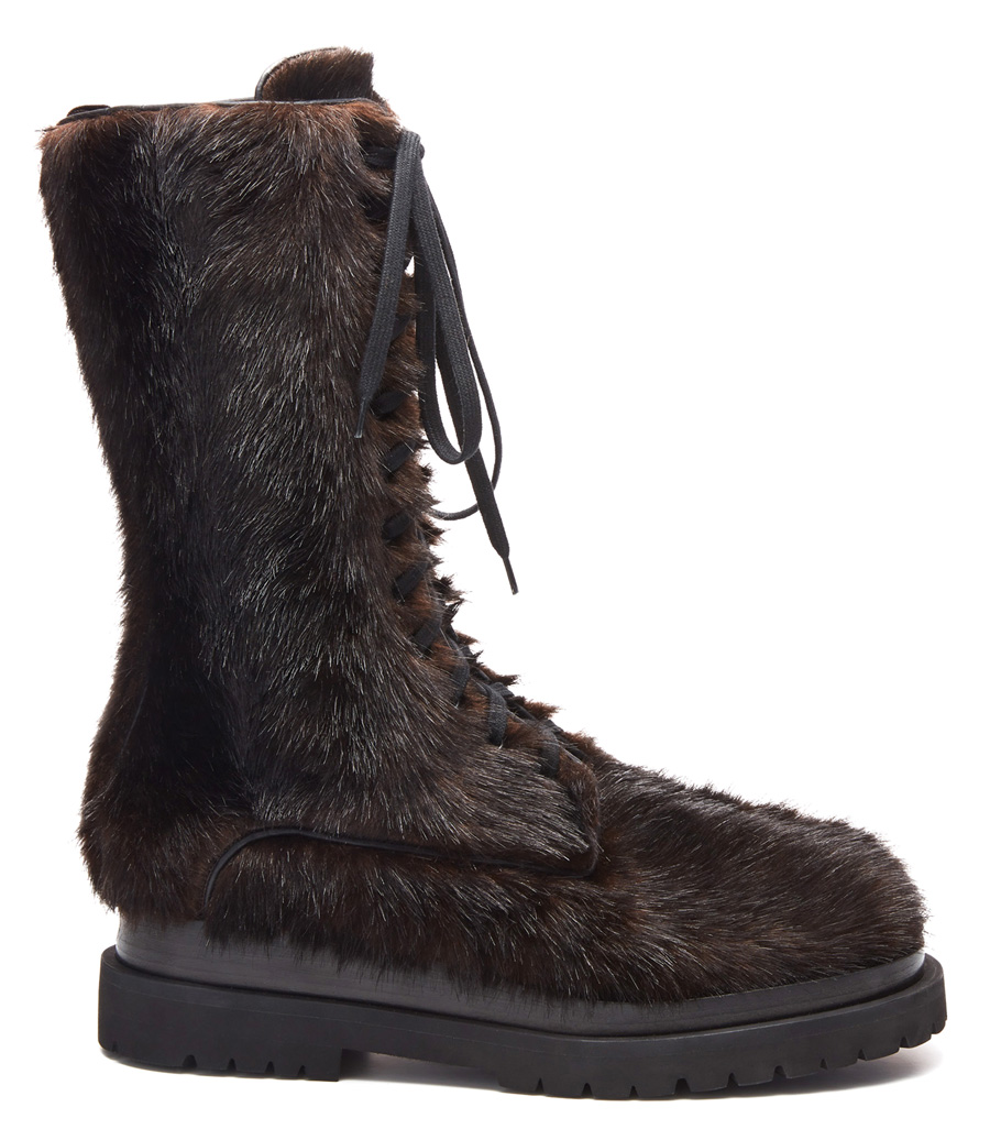 MAGDA BUTRYM - COMBAT BOOTS FAUX FUR