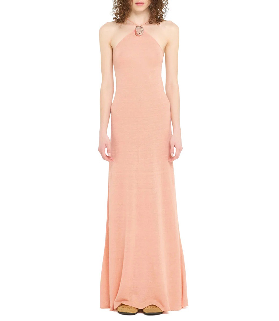 MERMAID INSIDE HALTER NECK DRESS