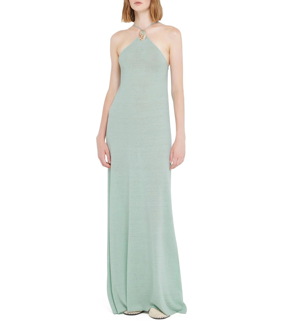 MERMAID INSIDE HALTER NECK DRESS