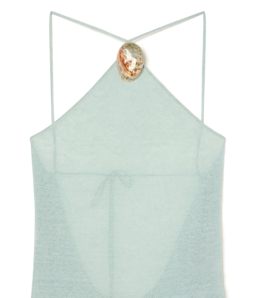 MERMAID INSIDE HALTER NECK DRESS