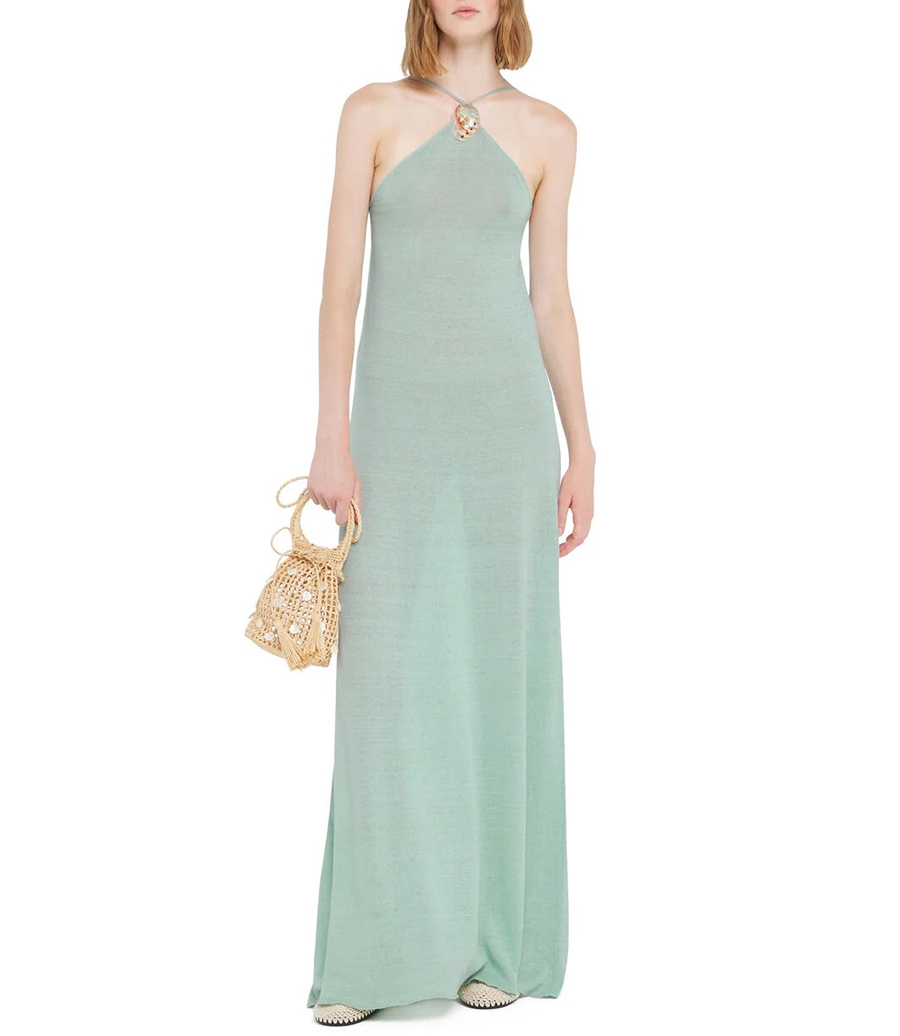 MERMAID INSIDE HALTER NECK DRESS