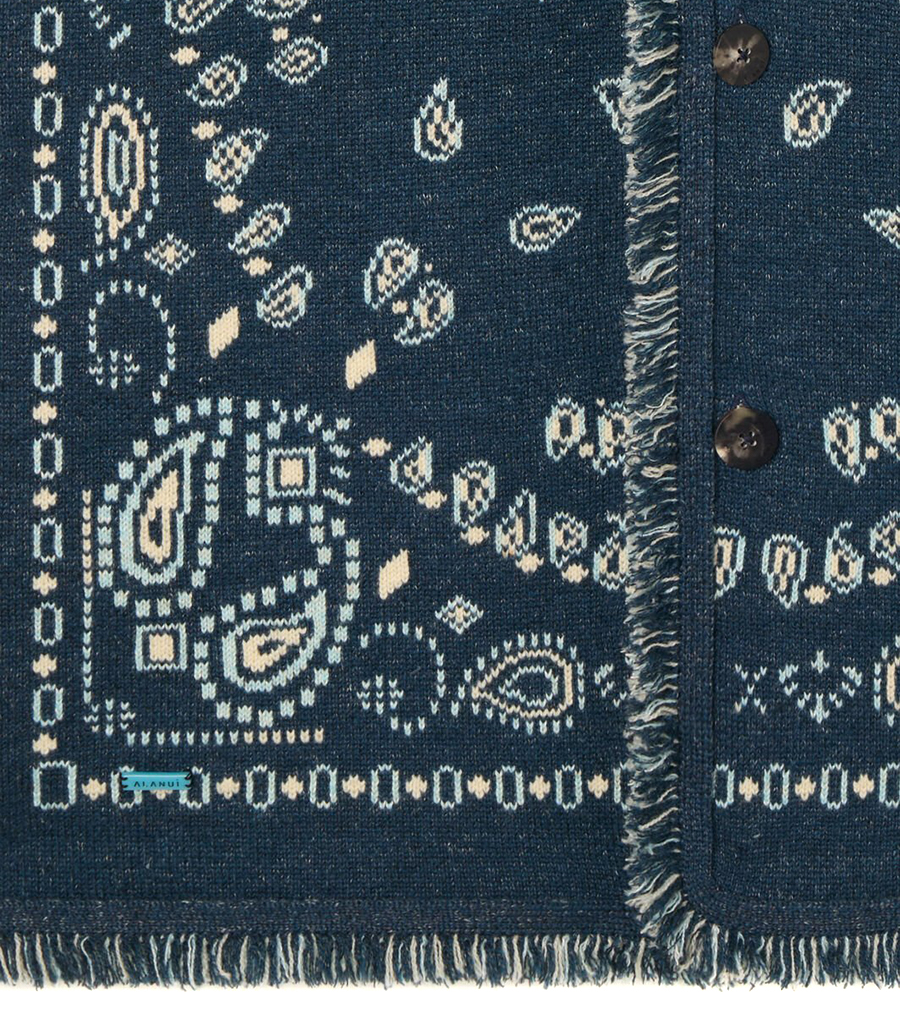 BANDANA JACQUARD CARDIGAN