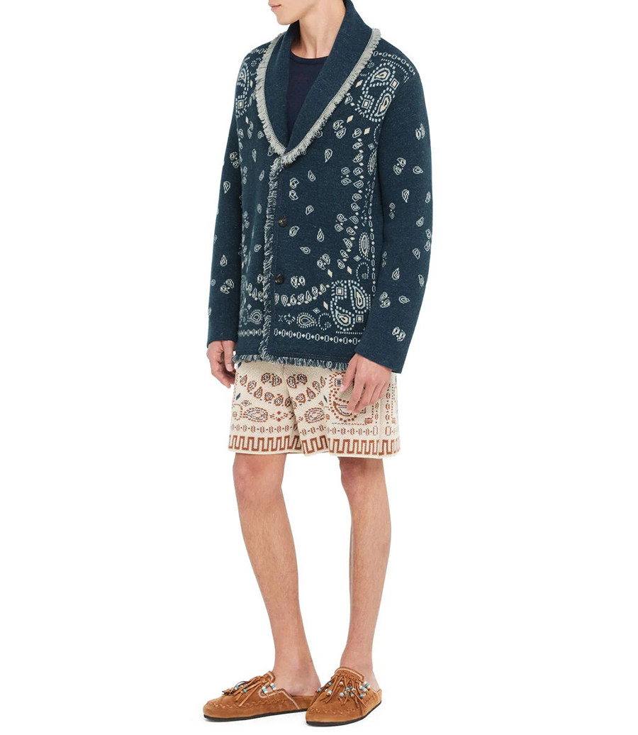 BANDANA JACQUARD CARDIGAN