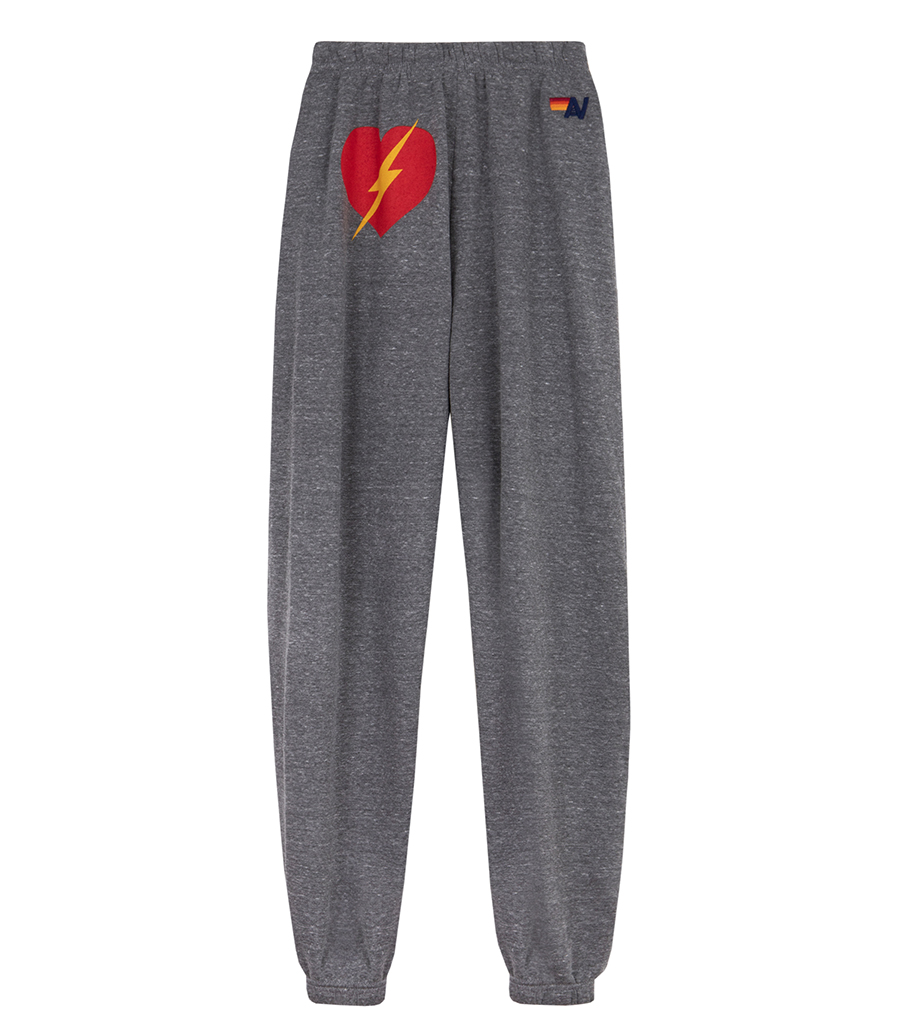 AVIATOR NATION - WOMENS BOLT HEART SWEATPANTS