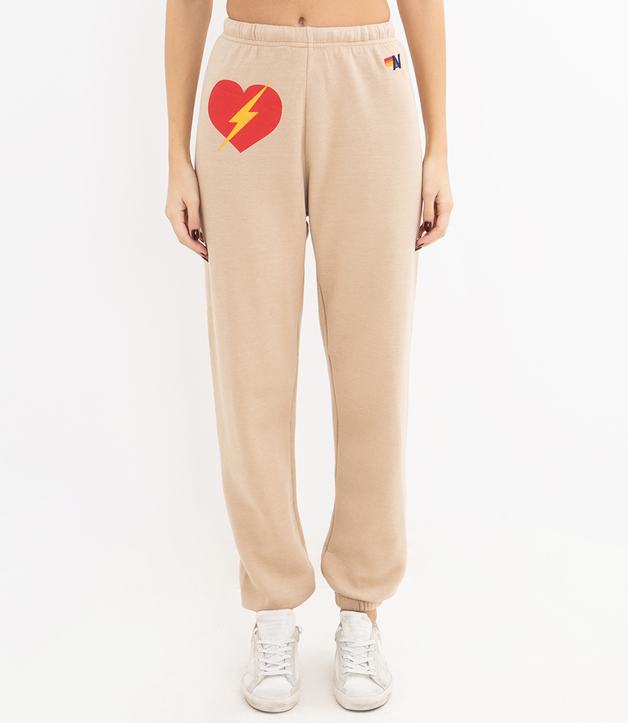 WOMENS BOLT HEART SWEATPANTS