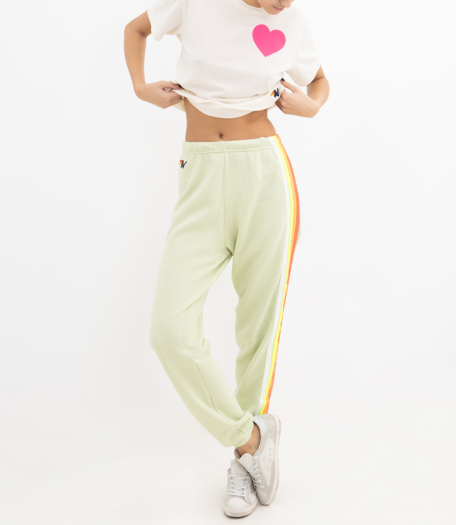WOMENS 5 STRIPE SWEATPANT