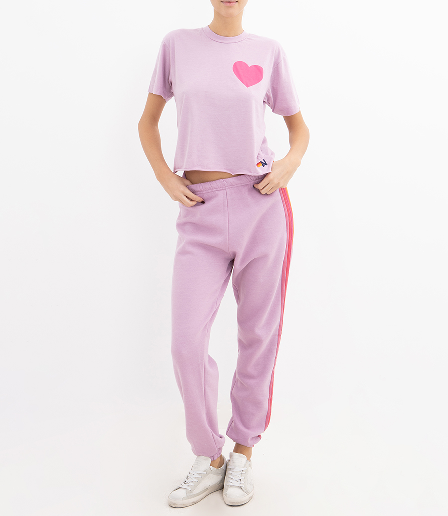 WOMENS 5 STRIPE SWEATPANT