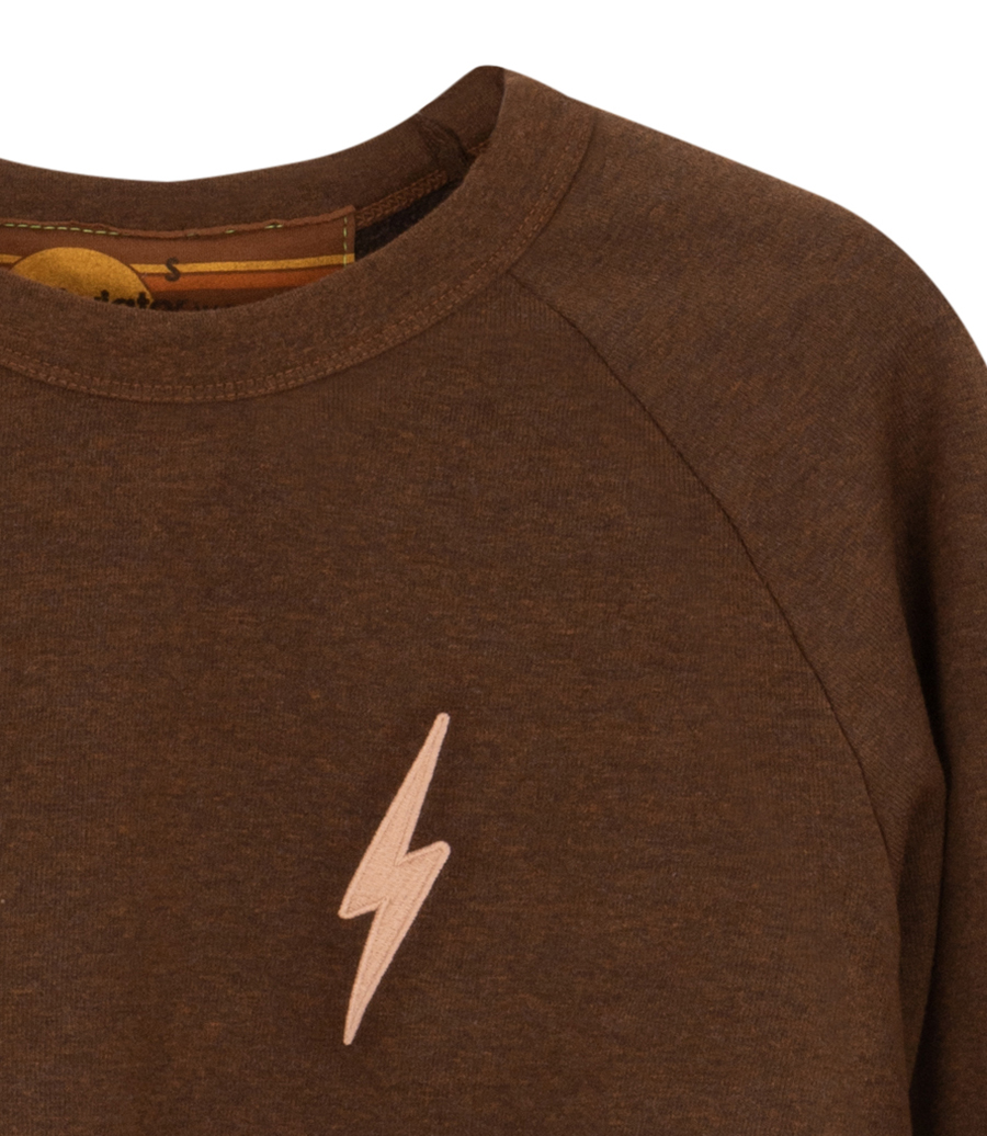 BOLT RUGBY STITCH CROPPED  SWEATSHIRT