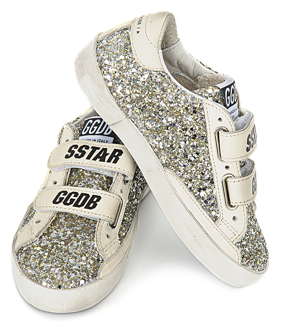 OLD SCHOOL GLITTER LEATHER STAR