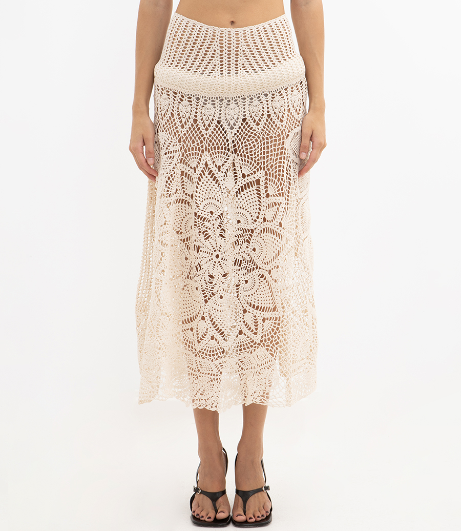 LACE CROCHET SKIRT