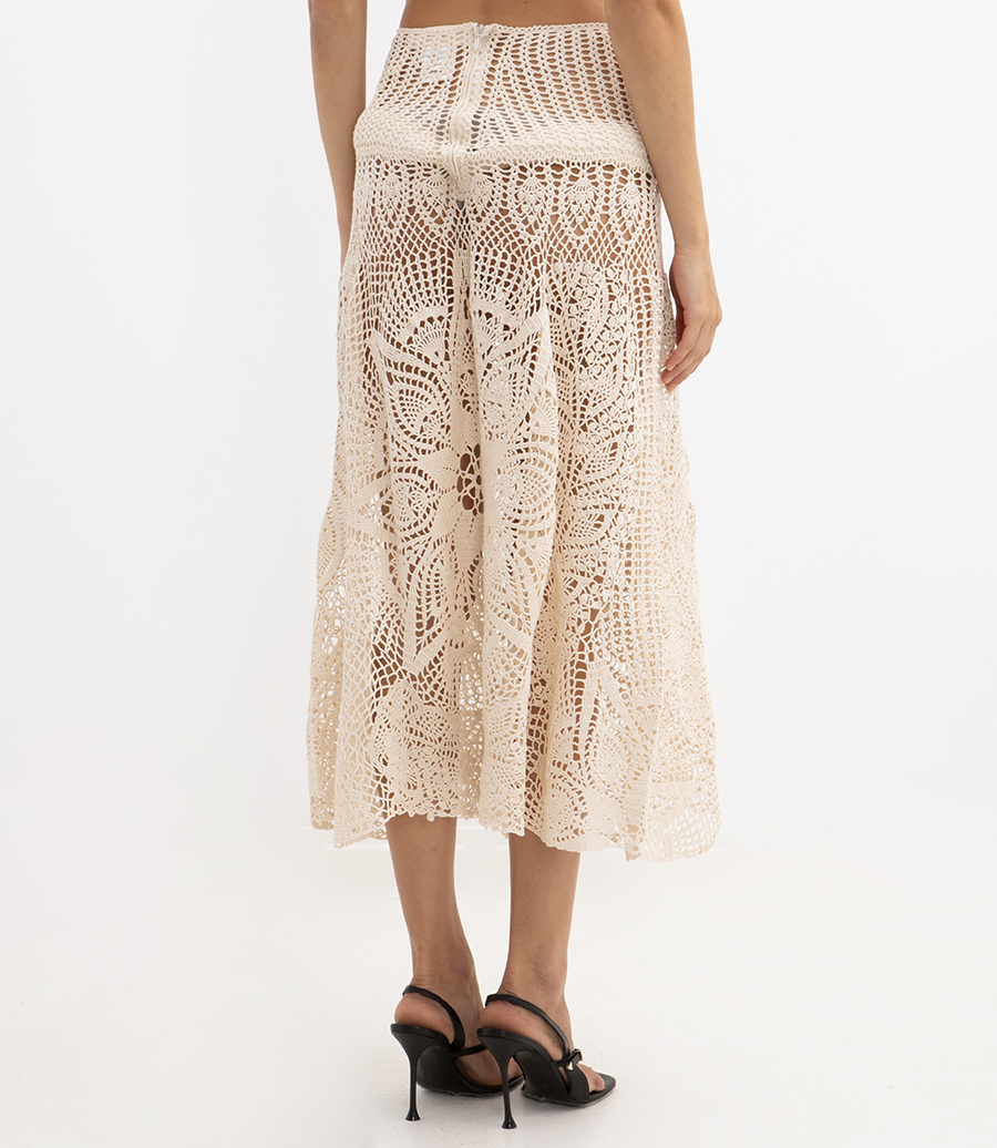 LACE CROCHET SKIRT