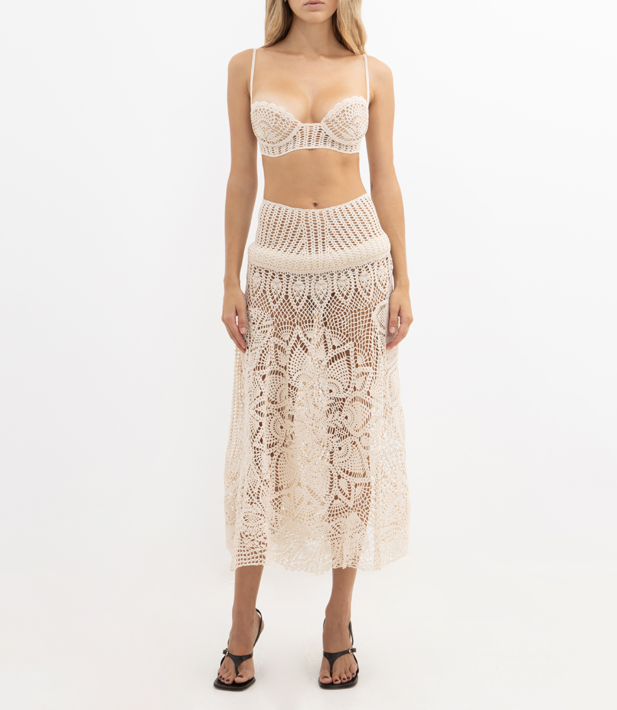 LACE CROCHET SKIRT
