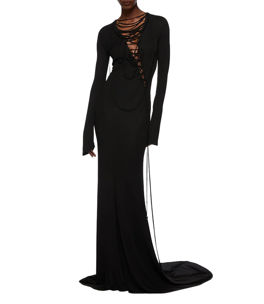 CREPE MIDI DRESS