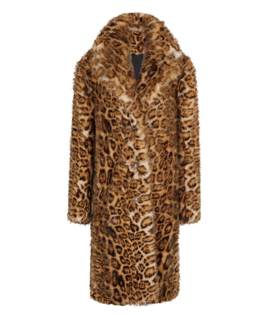 RABANNE - LEOPARD PRINT COAT