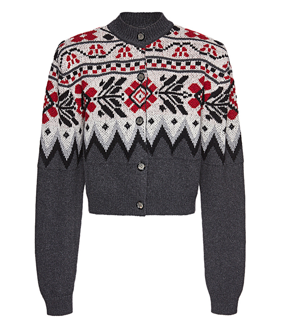 MAGDA BUTRYM - FAIR ISLE CASHMERE CARDIGAN