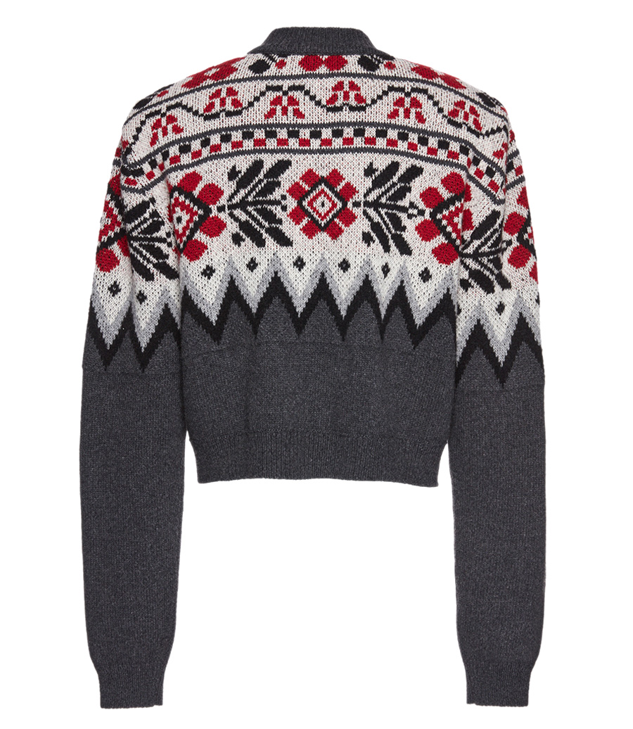 FAIR ISLE CASHMERE CARDIGAN