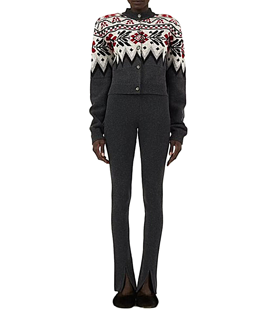 FAIR ISLE CASHMERE CARDIGAN