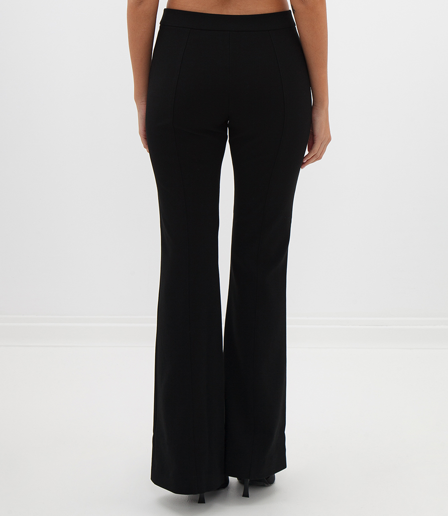 LIZZY LOW RISE FLARED TROUSERS