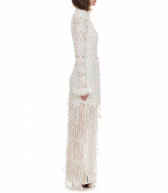 WAVELENGHT FRINGED GOWN