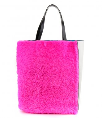 SALES - MUSEO SOFT BAG IN SHEARLING