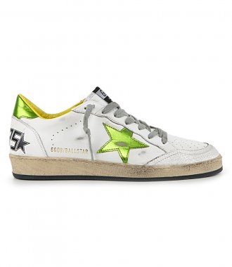 SHOES - LIME STAR BALLSTAR LEATHER SNEAKERS