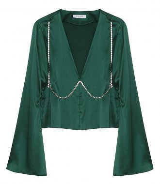 CLOTHES - CRYSTAL CHAIN BLOUSE