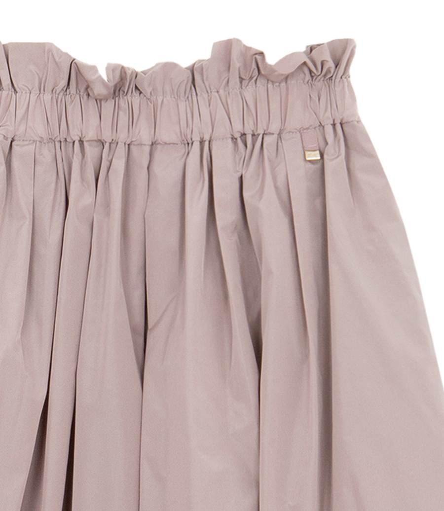 NEW TECHNO TAFFETA SKIRT