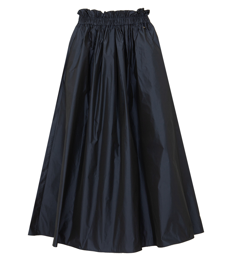 HERNO - NEW TECHNO TAFFETA SKIRT
