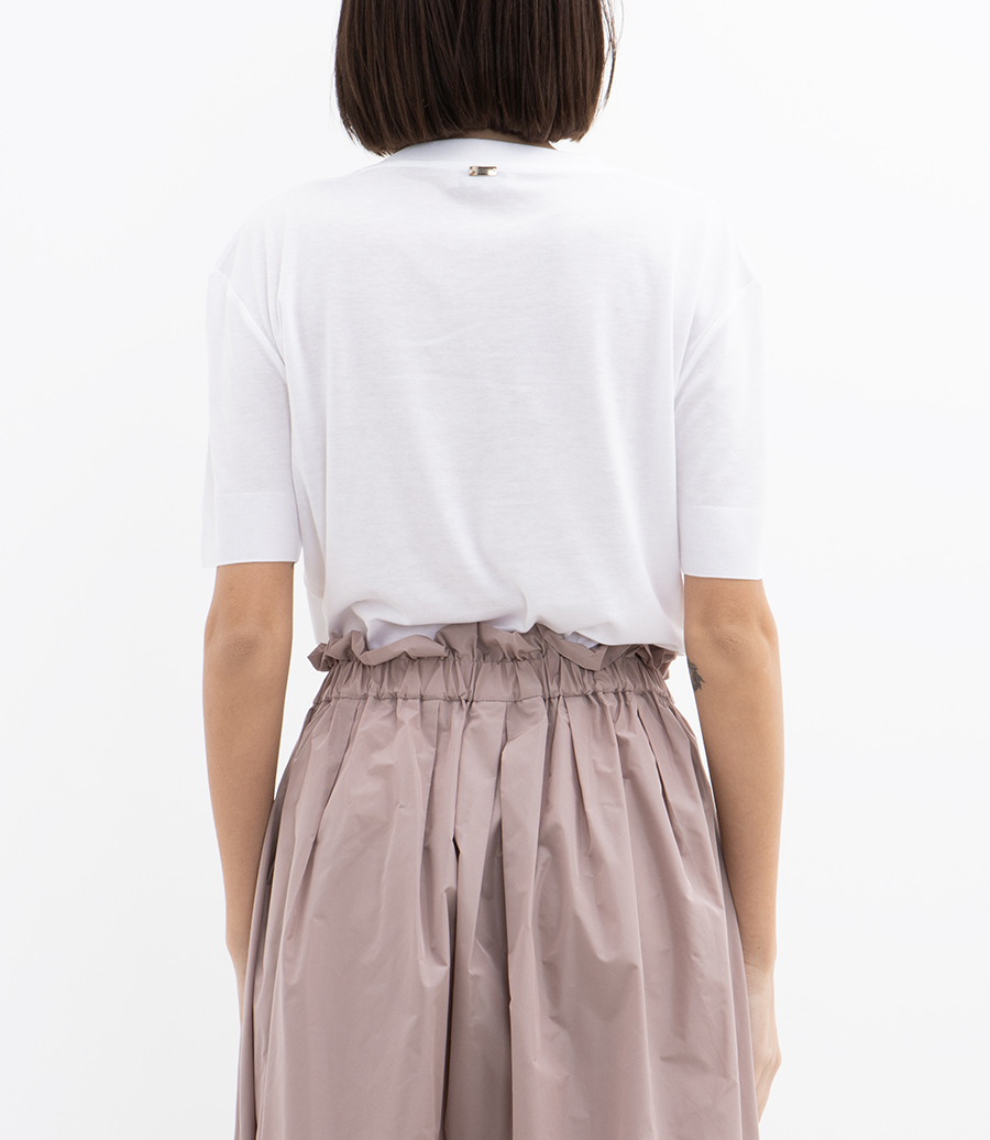 T-SHIRT IN GLAM KNIT EFFECT