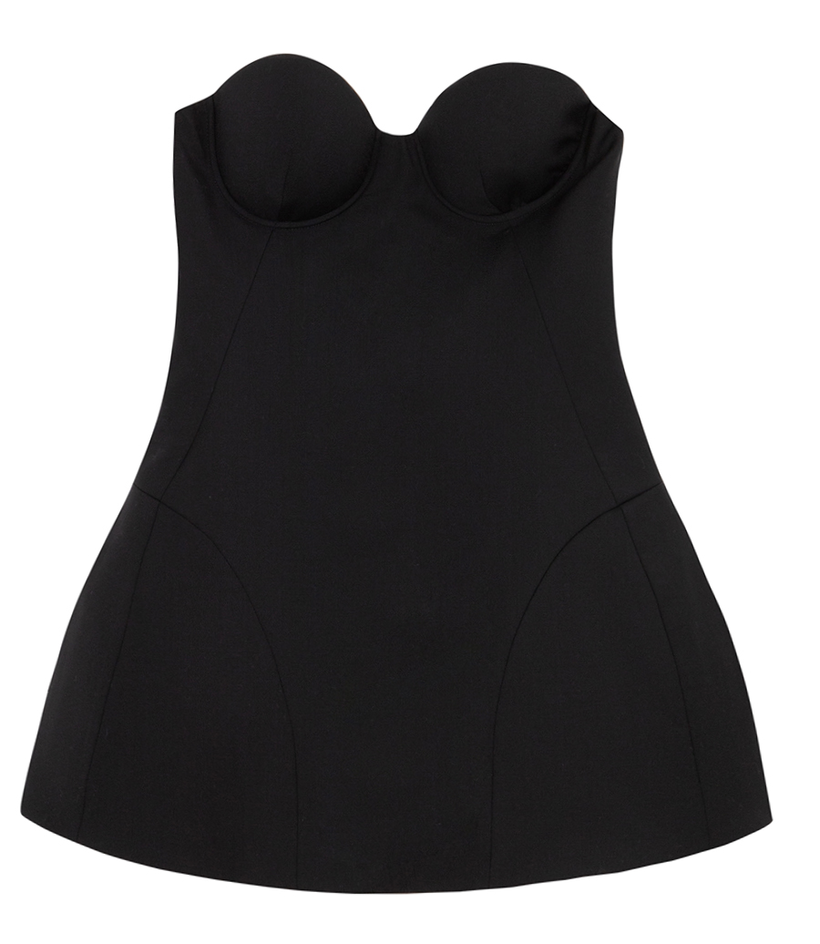 GIUSEPPE DI MORABITO - STRAPLESS SHORT DRESS