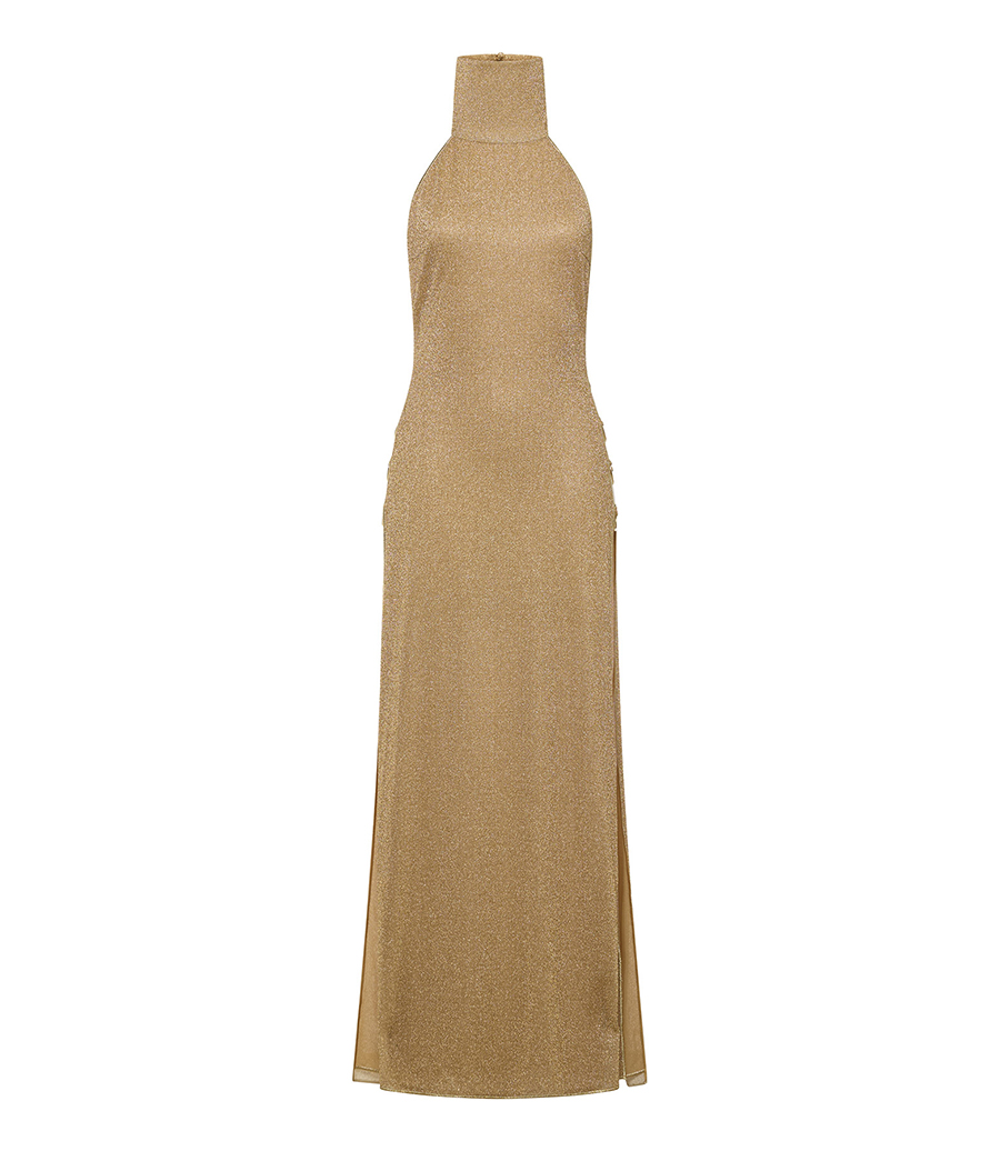 OSEREE - LUMIERE RING TURTLENECK DRESS