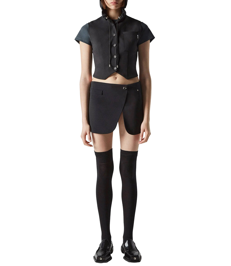 TAILORED MINI SKIRT