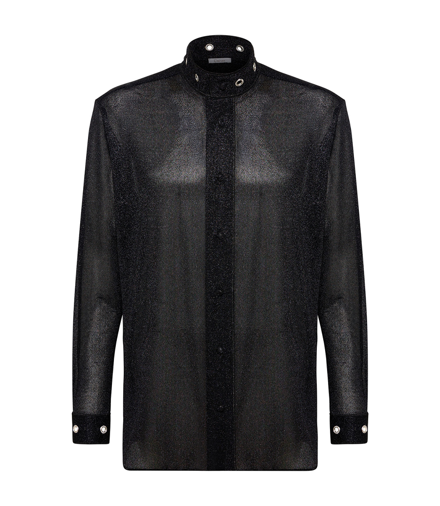 OSEREE - MEN LUMIERE CRYSTAL STUDS SHIRT