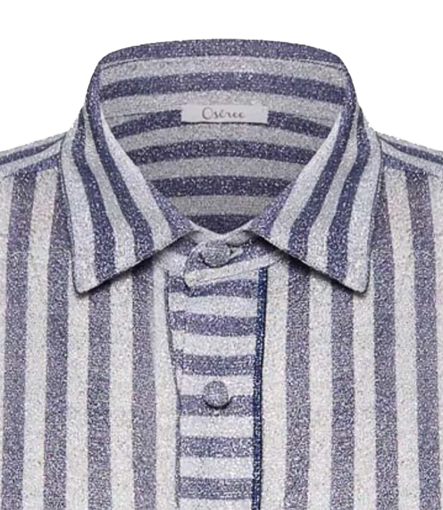 MEN LUMIERE STRIPE OVER SHIRT