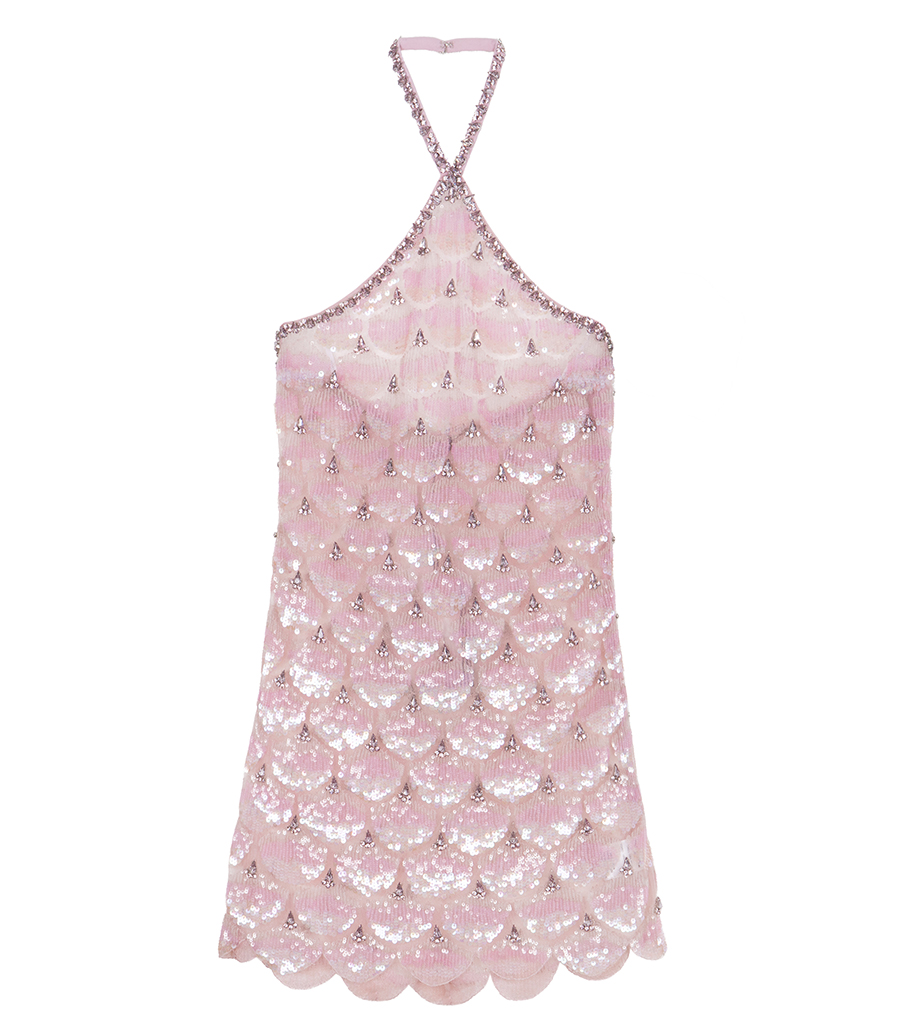 RETROFETE - NINETTE EMBROIDERED MINI DRESS